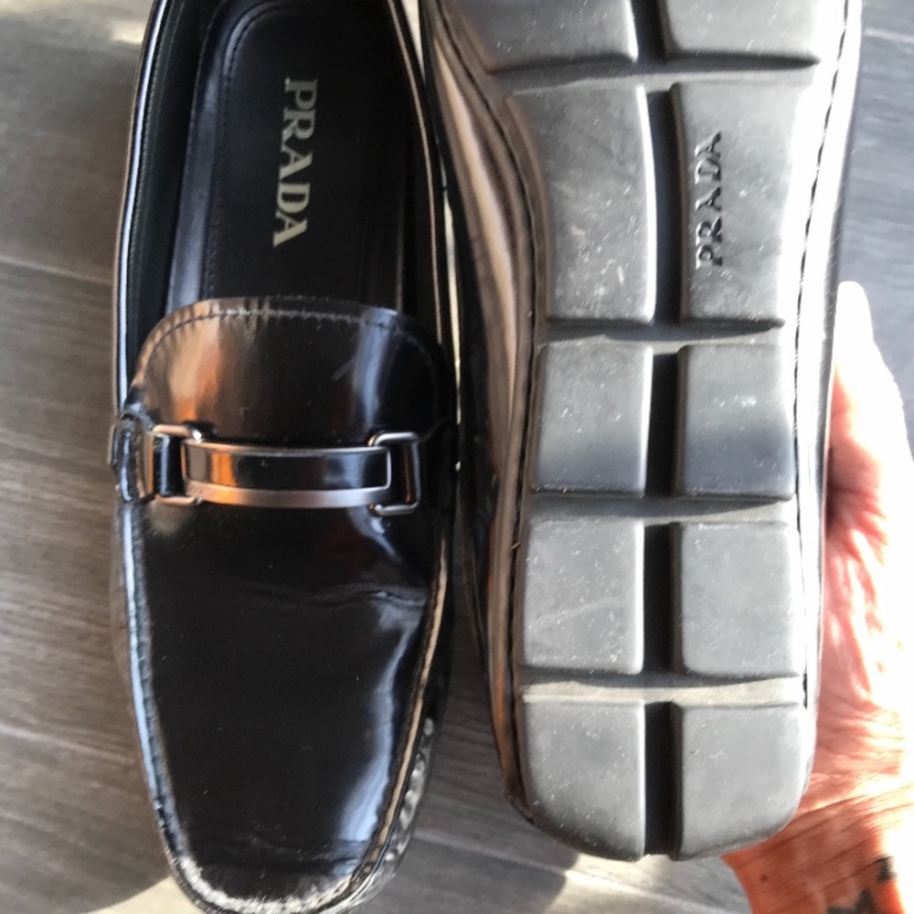 Men's Black Prada Loafers